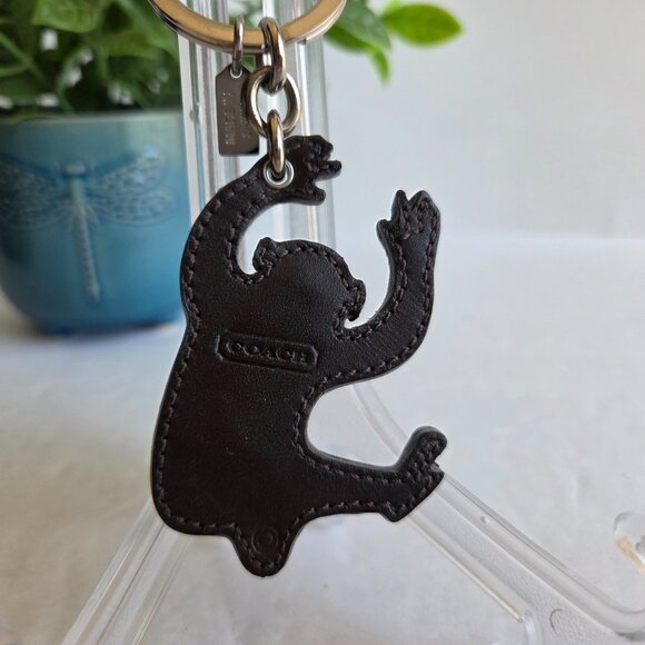 EUC & HTF Coach Calf-Hair and Leather Monkey Keychain - Picture 4 of 5